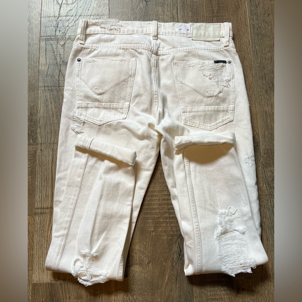 White Hudson Distressed Jeans